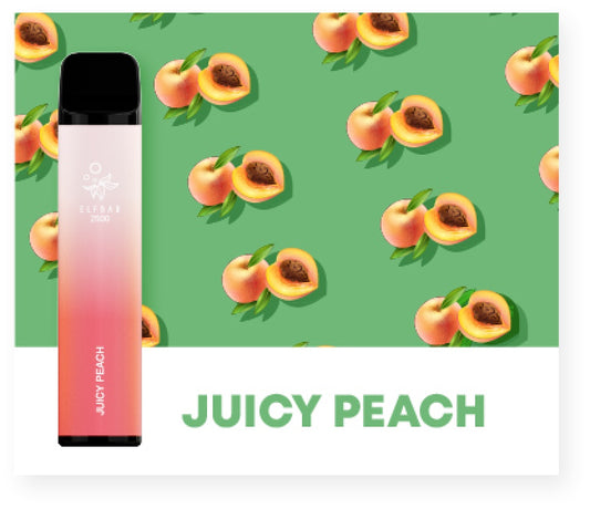 ElfBar Juicy Peach 2500 Puffs 5%
